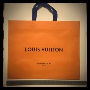 LOUIS VUITTON Gift Bag LARGE 18 3/4x 3 3/4 x15 3/4